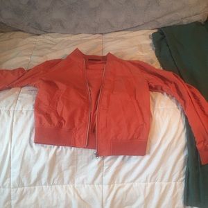 Orange bomber/windbreaker